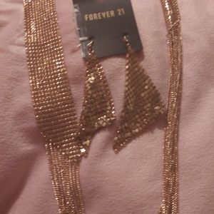 Necklace with earrings